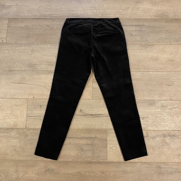 Old Navy Pixie Velour Pants ~ Sz 2R ~ Black ~ Mid Rise ~ 26.5" Inseam - Picture 6 of 7